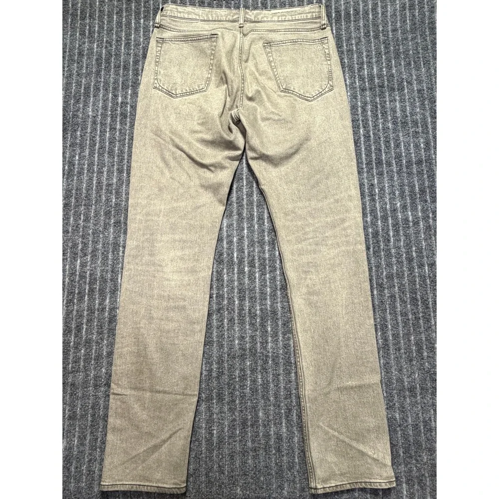 Rag & Bone Fit Slim Jeans Mens 32x34 Faded Grey Stretch Streetwear Urban Casual